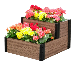 Mini Cascade Garden Bed 21" L x 24"/12" W x 7"/14" H