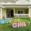 10PCS Gender Reveal Yard Sign With Stakes Boy or Girl Baby Shower Party Supplies for Indoor Outdoor Decoracion (Shipment from FBA)