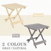 Outdoor Wooden Adirondack Patio Side Table