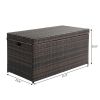 Simple And Practical Outdoor Deck Box Storage Box Brown Gradient