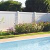 2 pcs x Privacy Fence Panels 6ft.H x 6ft.W White Vinyl Fence set of 2 Pcs