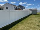 2 pcs x Privacy Fence Panels 6ft.H x 6ft.W White Vinyl Fence set of 2 Pcs