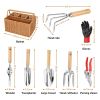 Gardening Hand Tools with Basket