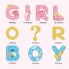 10PCS Gender Reveal Yard Sign With Stakes Boy or Girl Baby Shower Party Supplies for Indoor Outdoor Decoracion (Shipment from FBA)