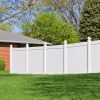 2 pcs x Privacy Fence Panels 6ft.H x 6ft.W White Vinyl Fence set of 2 Pcs