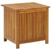 Patio Storage Box 23.6"x19.7"x22.8" Solid Wood Acacia