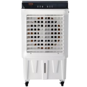 VEVOR Evaporative Air Cooler, Oscillating Swamp Cooler with Adjustable 3 Speeds, Portable Air Cooler for Indoor/Outdoor Use (Default: Default)